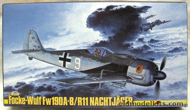 Trimaster 1/48 Focke-Wulf FW-190A-8/R11 Nachtjager - Luftwaffe 1./NJGr.10 Oberfeldwebel Gunter Migg - Detail Tube Set - Airwaves Accessories, MA-7 plastic model kit
